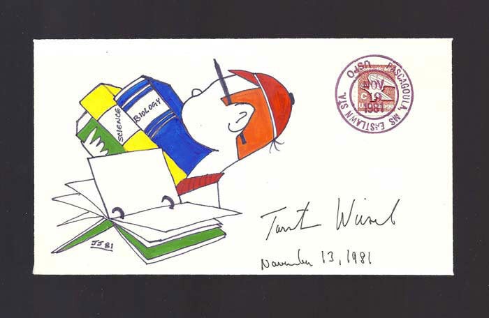 Item #31643 Signed FDC - First Day Cover. Nobel Prize. Torsten Nils Wiesel