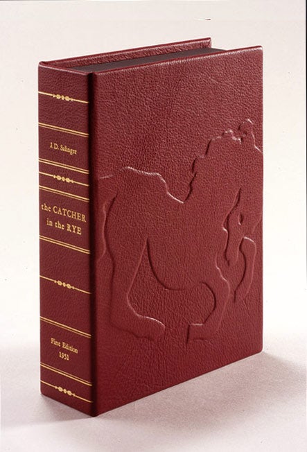 Item #31706 THE CATCHER IN THE RYE. Custom Collector's 'Sculpted' Clamshell Case. J. D. Salinger