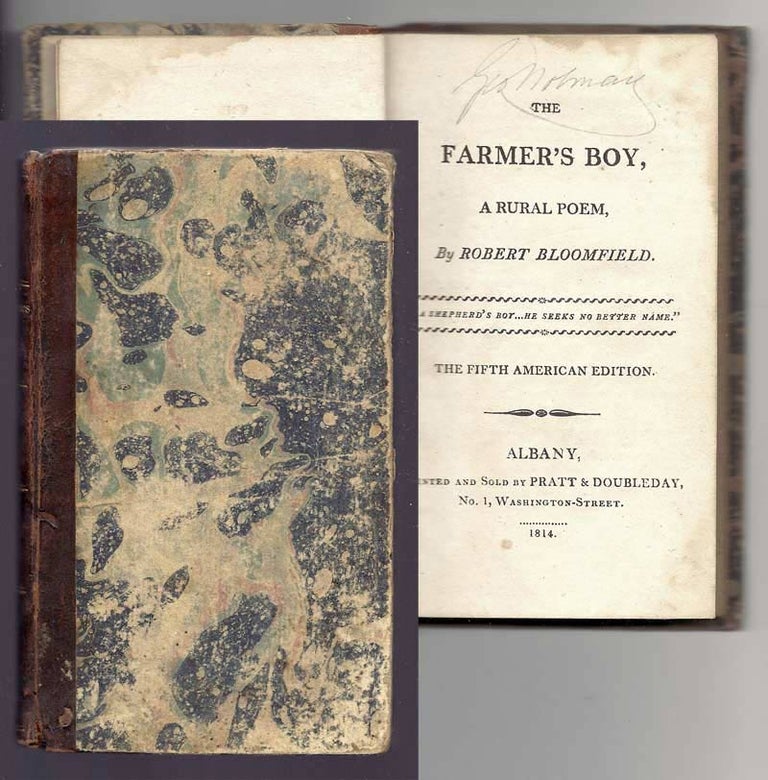 Item #31857 THE FARMER'S BOY: A Rural Poem. Robert Bloomfield.