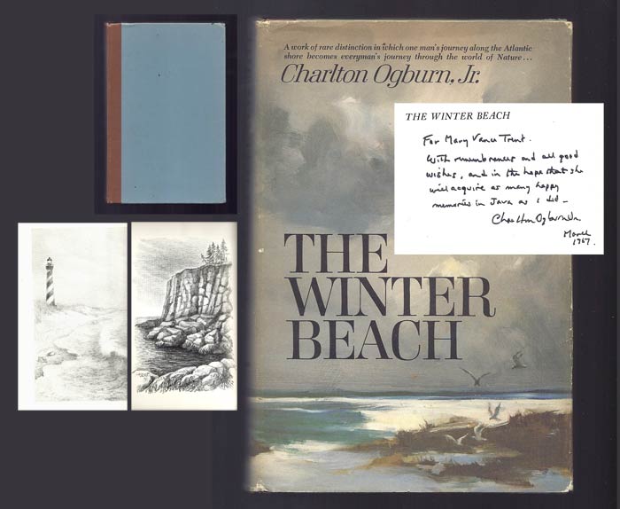 Item #31872 THE WINTER BEACH. Inscribed. Charlton Jr Ogburn.