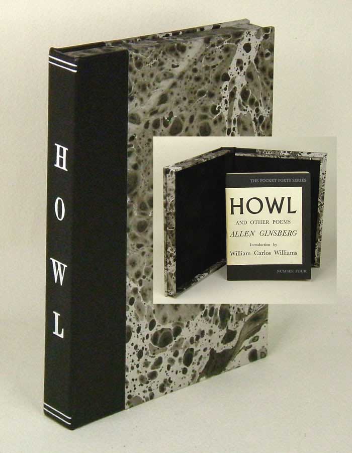 Item #31898 HOWL AND OTHER POEMS. Custom Clamshell Case. [Not A Book]. Allen Ginsberg.