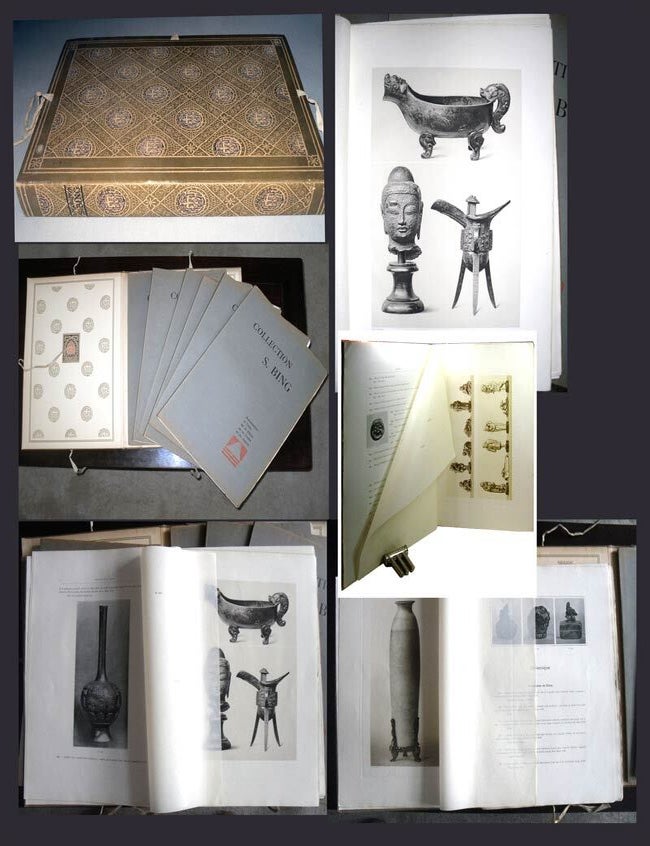 Item #31926 COLLECTION S. BING. Objets d'art et peintures du Japon et de la Chine. 6 Magnificent...
