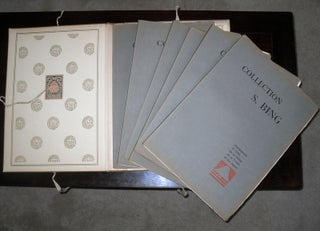 COLLECTION S. BING. Objets d'art et peintures du Japon et de la Chine. 6 Magnificent Volumes Complete / Portfolio
