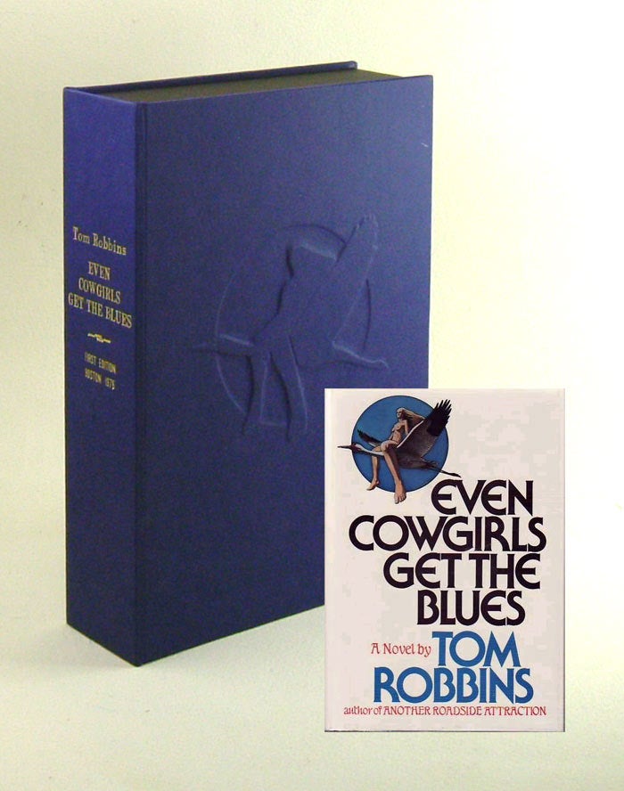 Item #32129 EVEN COWGIRLS GET THE BLUES. Custom Clamshell Case Only. Tom Robbins