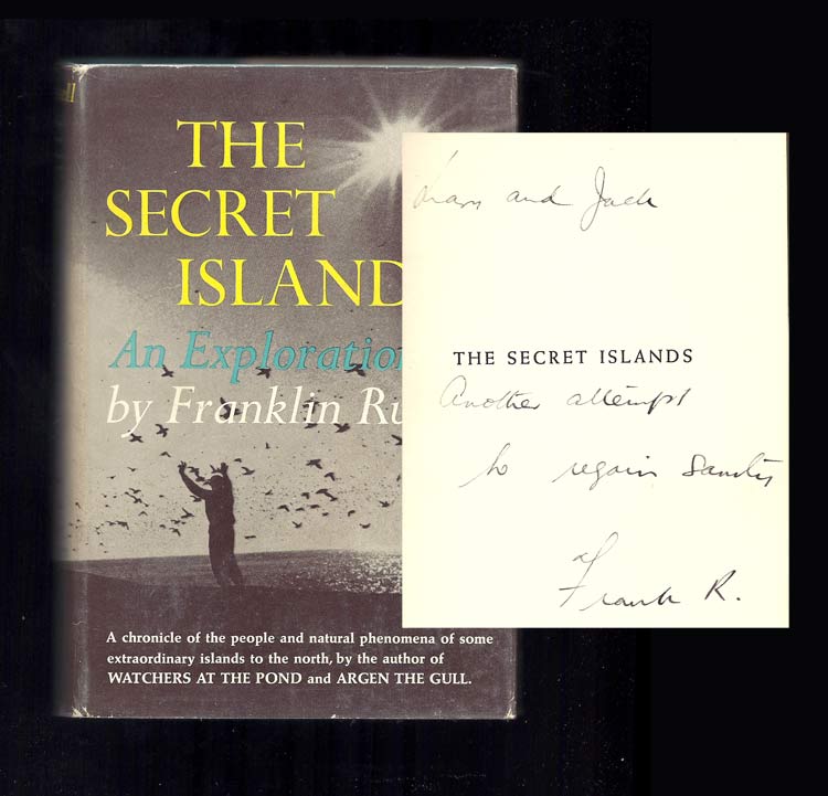 Item #32315 THE SECRET ISLANDS. Inscribed. Franklin Russell.