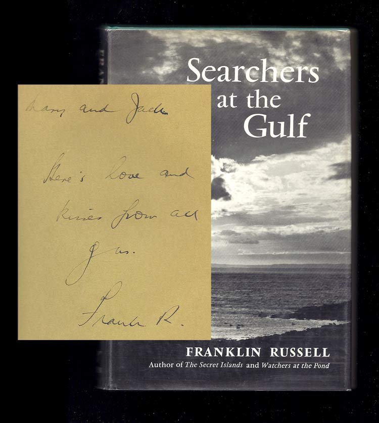Item #32316 SEARCHER AT THE GULF. Inscribed. Franklin Russell.