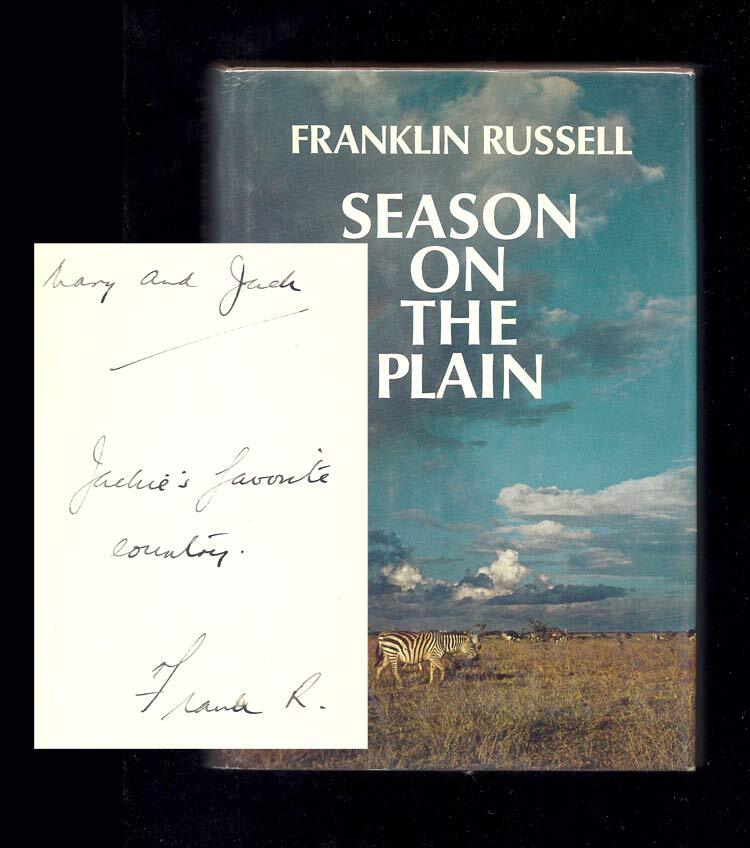 Item #32317 SEASON ON THE PLAIN. Inscribed. Franklin Russell