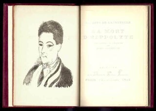 LA MORT D'HIPPOLYTE. Inscribed / avec envoi.