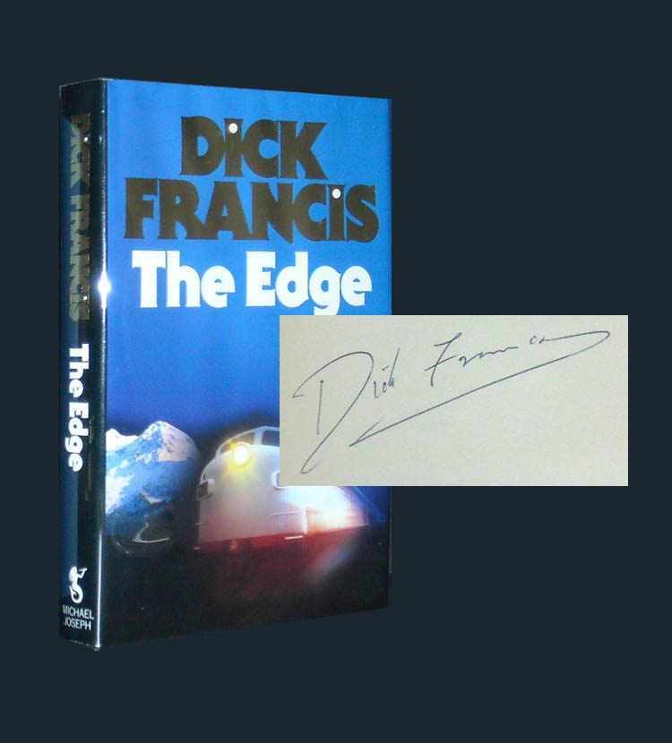 Item #32376 THE EDGE. Signed. Dick Francis.