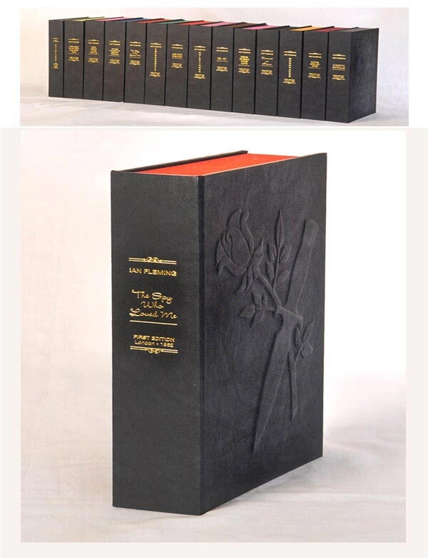 Item #32388 THE SPY WHO LOVED ME. Custom Clamshell Case Only. Ian Fleming