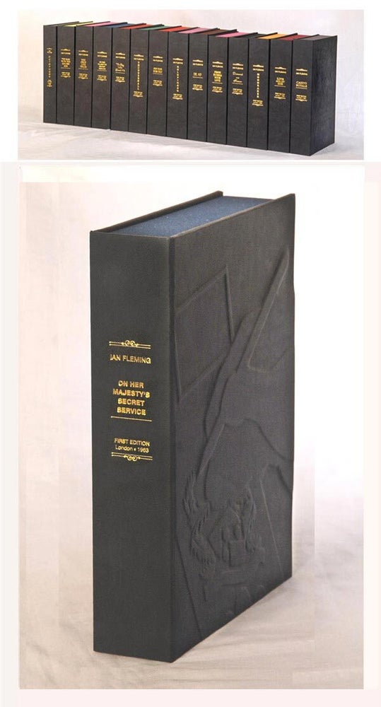 Item #32389 ON HER MAJESTY'S SECRET SERVICE. Custom Clamshell Case Only. Ian Fleming