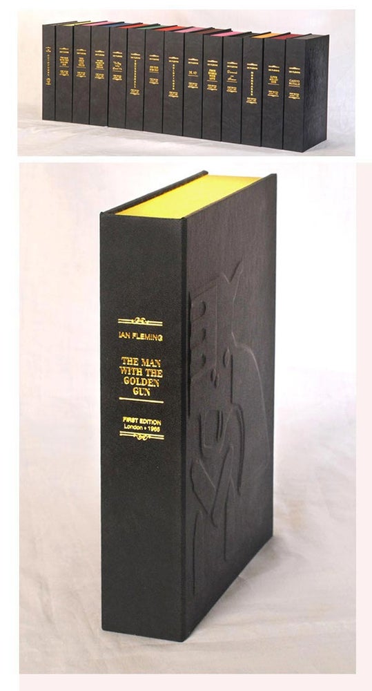 Item #32391 THE MAN WITH THE GOLDEN GUN. Custom Clamshell Case Only. Ian Fleming.
