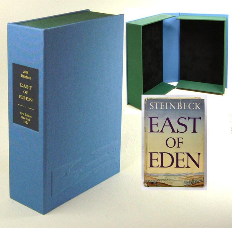 Item #32410 EAST OF EDEN. Custom Clamshell Case Only. John Steinbeck