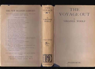 THE VOYAGE OUT. In Dustwrapper