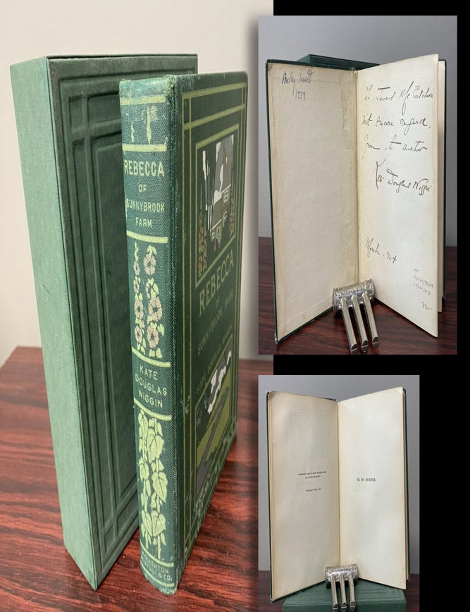 Item #32561 REBECCA OF SUNNYBROOK FARM. Signed. Kate Douglas Wiggin