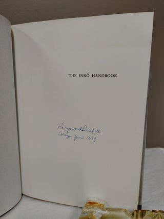 THE INRO HANDBOOK. Studies Of Netsuke, Inro, And Lacquer. Signed.