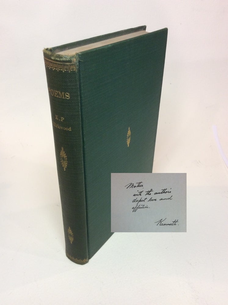 Item #32777 POEMS. Signed. Kenneth P. Kirkwood