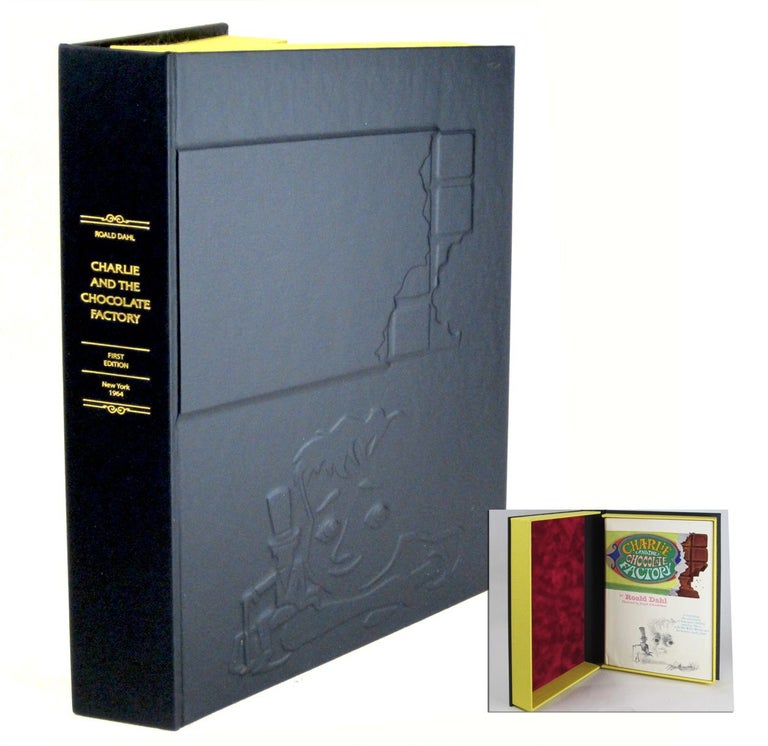 Item #32844 CHARLIE AND THE CHOCOLATE FACTORY [Collector's Custom Clamshell case only - Not a book]. ROALD DAHL.