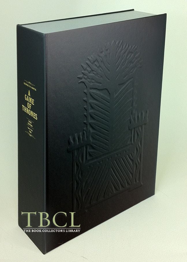 Item #32852 A GAME OF THRONES [Collector's Custom Clamshell case only - Not a book]. George R. R. Martin.