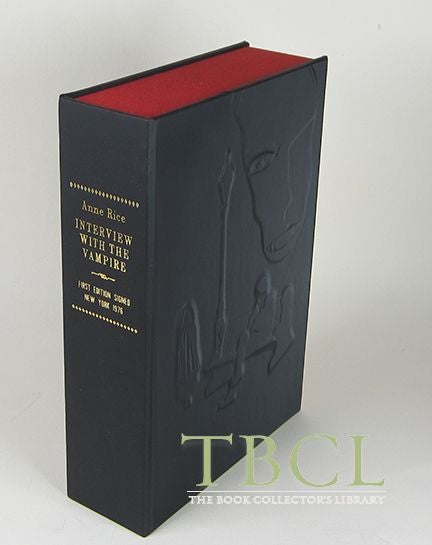 Item #32859 INTERVIEW WITH THE VAMPIRE [Collector's Custom Clamshell case only - Not a book]. Anne Rice.
