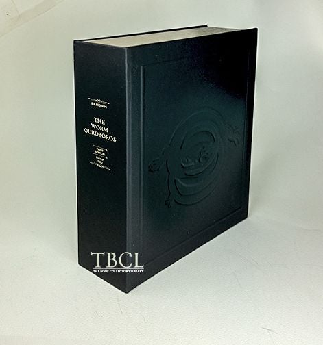 Item #32861 THE WORM OUROBOROS [Collector's Custom Clamshell case only - Not a book]. E. R. Eddison.