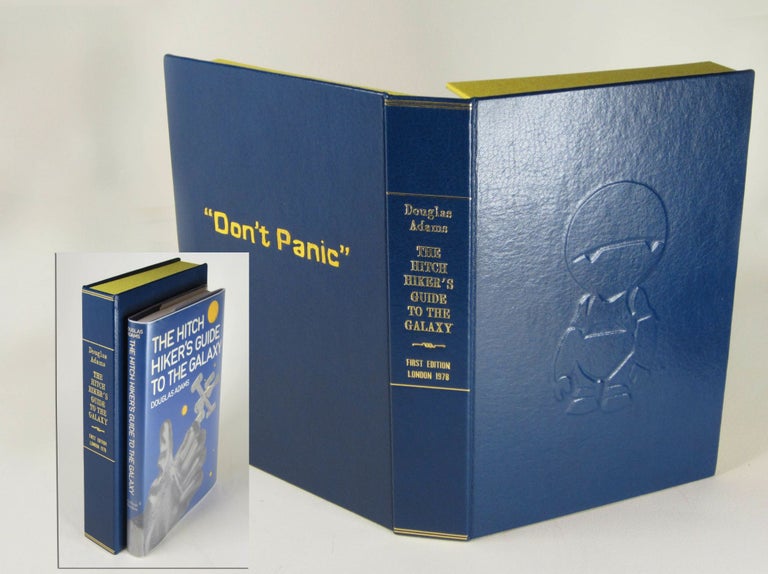 Item #32873 HITCHHIKER'S GUIDE TO THE GALAXY [Collector's Custom Clamshell case only - Not a book]. Douglas Adams.