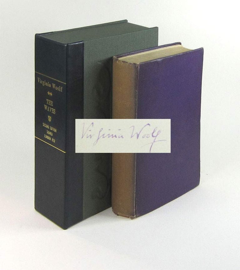 Item #32875 THE WAVES. Signed. Virginia Woolf