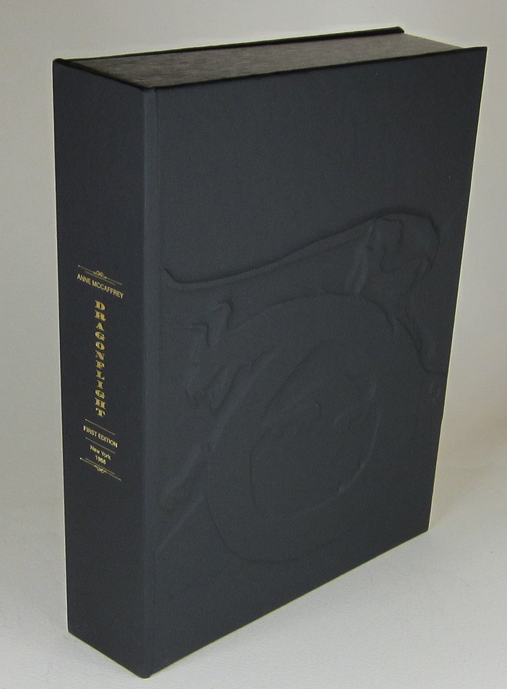 Item #32934 DRAGONFLIGHT - Collector's Clamshell Case Only - BOOK NOT INCLUDED. Anne McCaffrey.