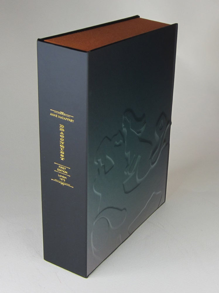 Item #32935 DRAGONQUEST - Collector's Clamshell Case Only - BOOK NOT INCLUDED. Anne McCaffrey