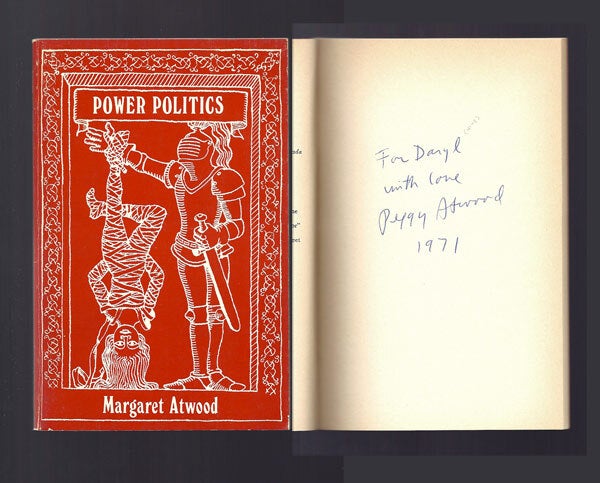 Item #32946 POWER POLITICS. Signed by Atwood. Margaret Atwood