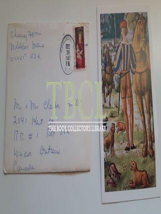 33 CHRISTMAS AND NEW YEAR'S CARDS AND LETTERS; 13 FROM HENRY BESTON, 20 FROM ELIZABETH COATSWORTH