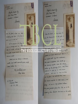 33 CHRISTMAS AND NEW YEAR'S CARDS AND LETTERS; 13 FROM HENRY BESTON, 20 FROM ELIZABETH COATSWORTH