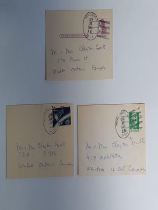 33 CHRISTMAS AND NEW YEAR'S CARDS AND LETTERS; 13 FROM HENRY BESTON, 20 FROM ELIZABETH COATSWORTH