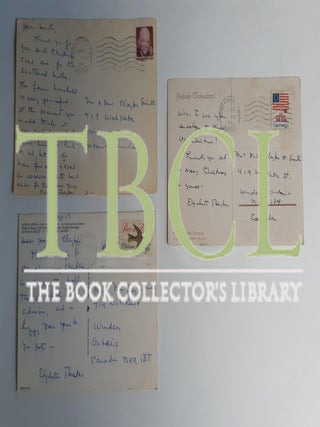 33 CHRISTMAS AND NEW YEAR'S CARDS AND LETTERS; 13 FROM HENRY BESTON, 20 FROM ELIZABETH COATSWORTH