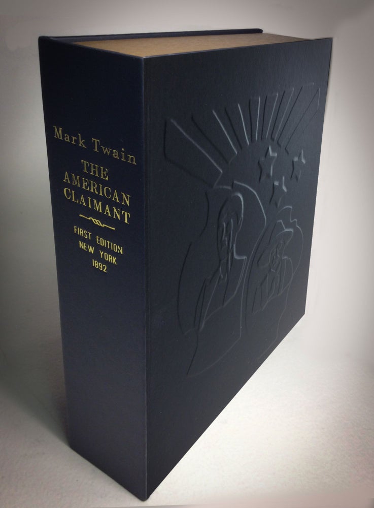 Item #33008 THE AMERICAN CLAIMANT [Collector's Custom Clamshell case only - Not a book and "no book" included]. Mark Twain, Samuel L. Clemens.