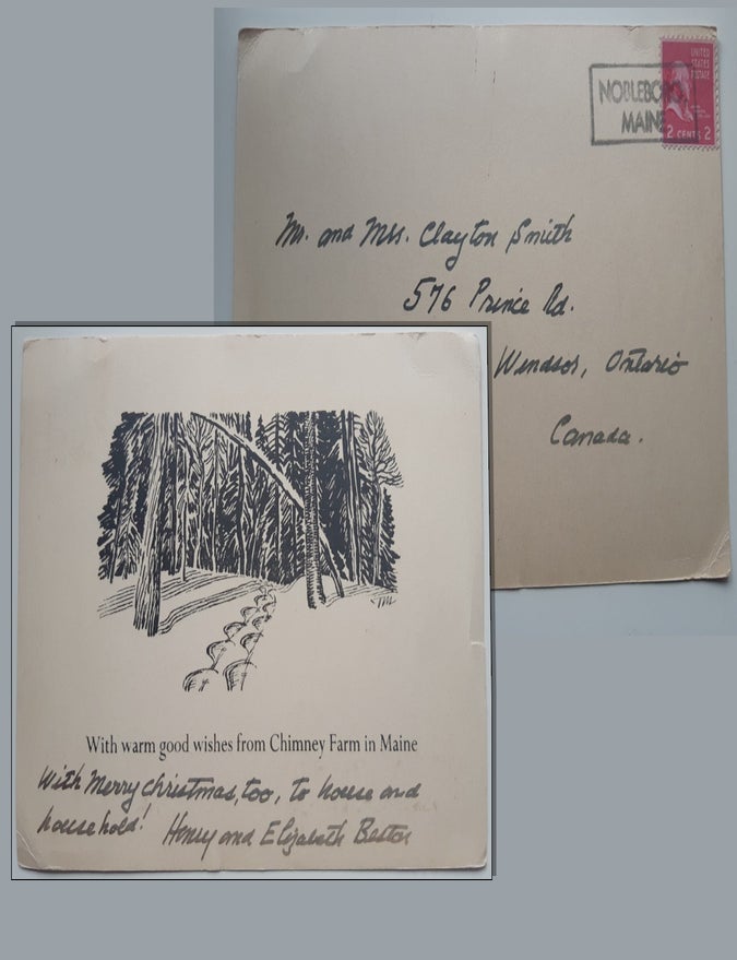 Item #33013 A compelling collaboration of two naturalists in celebration of the holiday...