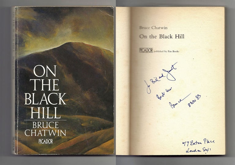 Item #33050 ON THE BLACK HILL. Signed. Bruce Chatwin