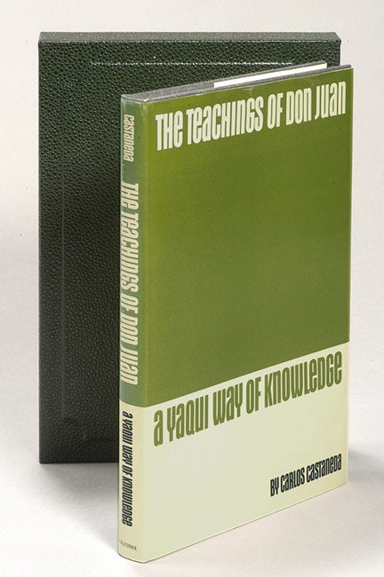 Item #33096 THE TEACHINGS OF DON JUAN. A Yaqui Way of Knowledge inscribed. Carlos Castaneda