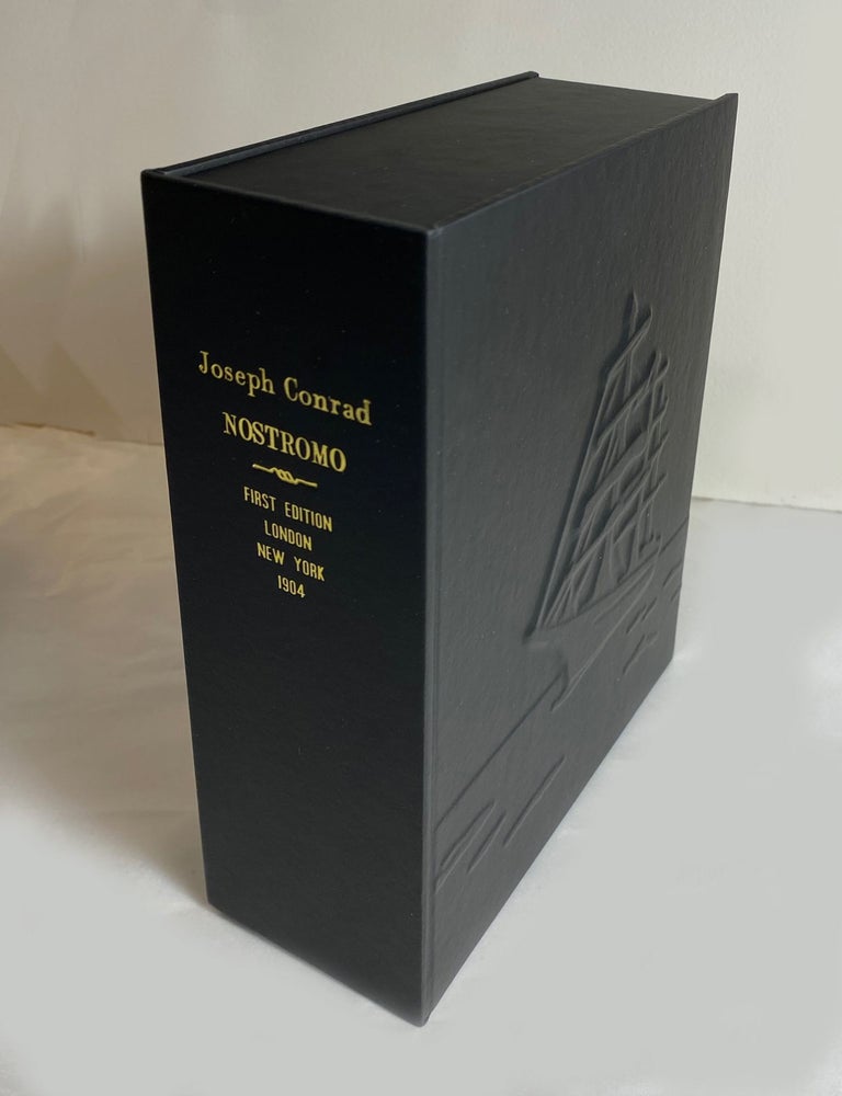 Item #33110 NOSTROMO Custom Clamshell Case Only. (NO BOOK INCLUDED). Joseph Conrad