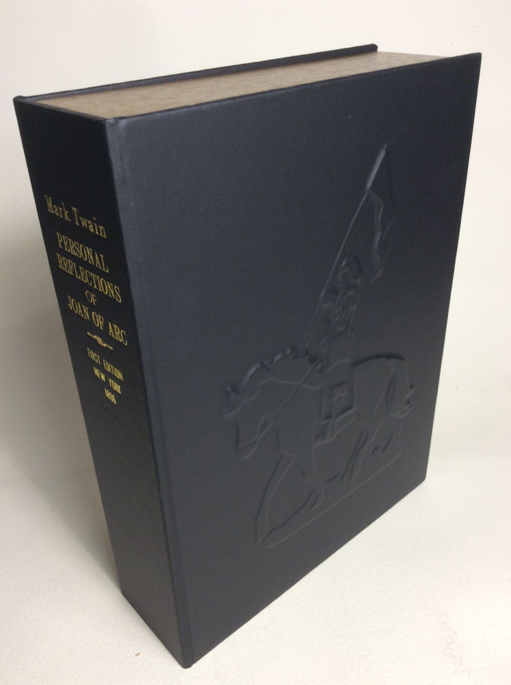 Item #33112 PERSONAL RECOLLECTIONS OF JOAN OF ARC [Collector's Custom Clamshell case only - Not a book and "no book" included]. Mark Twain, Samuel L. Clemens.
