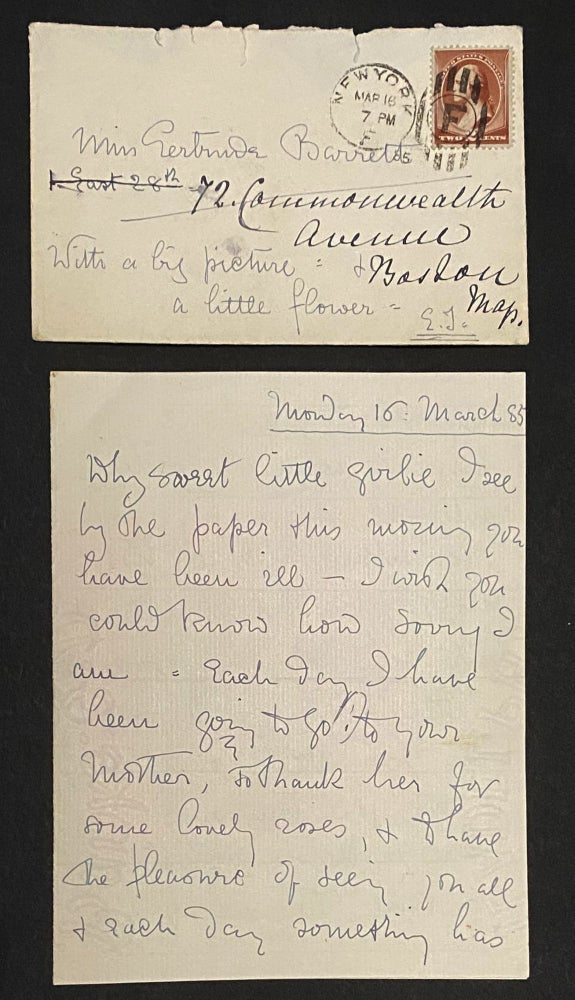 Item #33165 4 page ALS with Envelope. Ellen Terry
