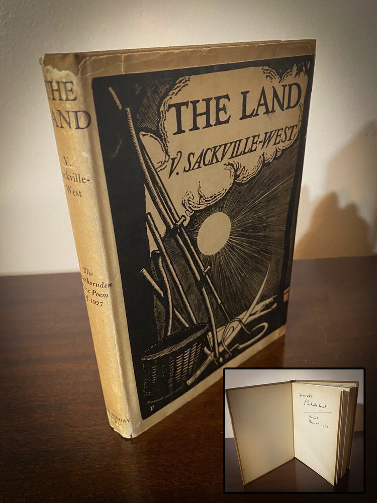 Item #33198 THE LAND - Inscribed by Vita Sackville-West. Vita Sackville-West