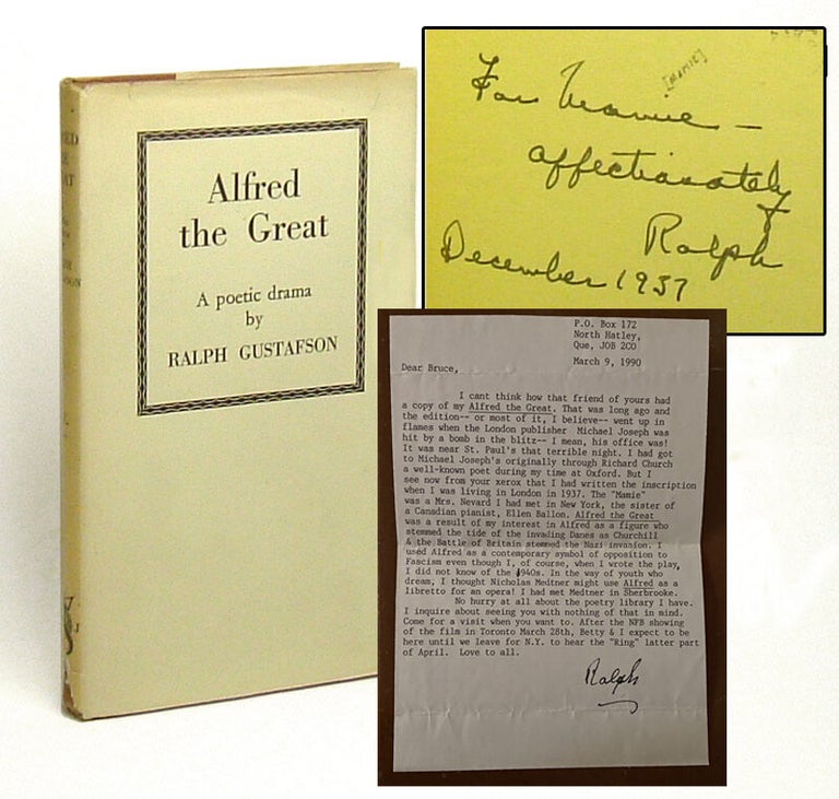 Item #33200 ALFRED THE GREAT. Signed. Ralph Gustafson