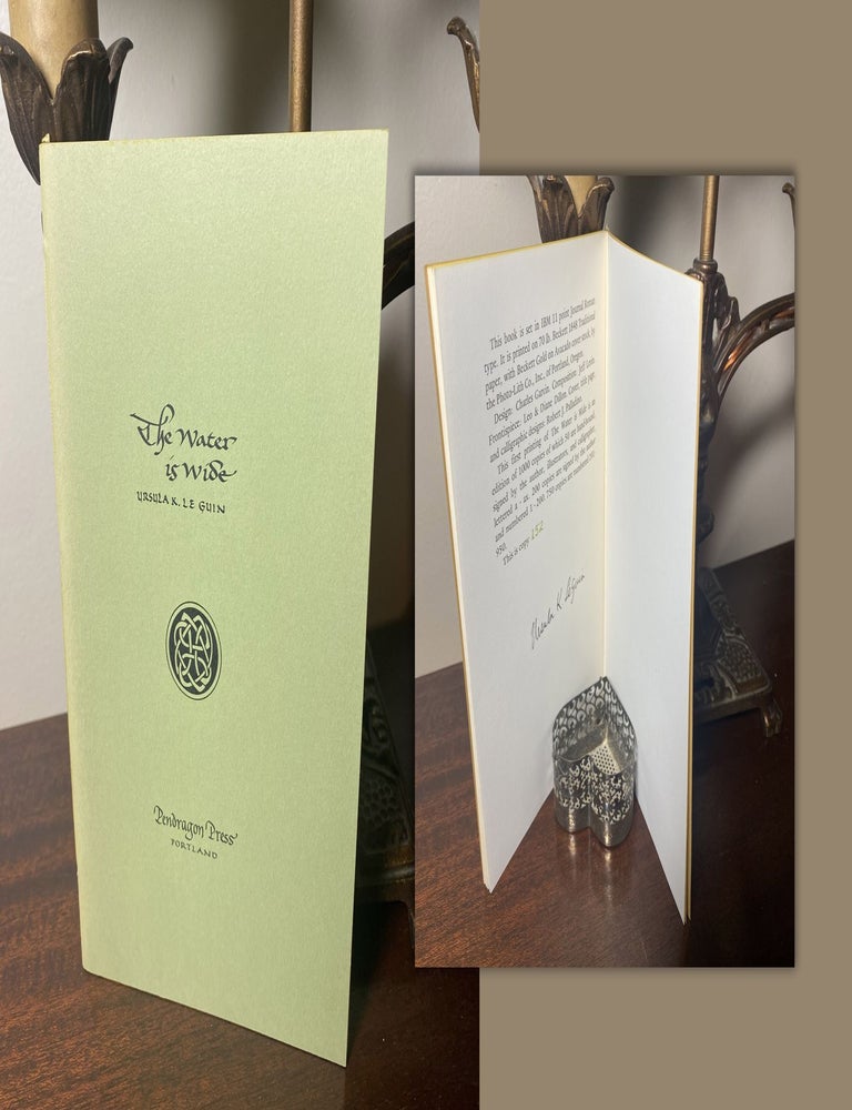 Item #33267 THE WATER IS WIDE - SIGNED. Ursula K. Le Guin