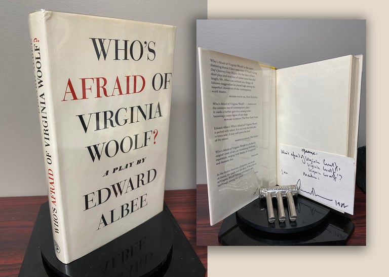 Item #33278 WHO'S AFRAID OF VIRGINIA WOOLF? A Play. Signed. Edward Albee