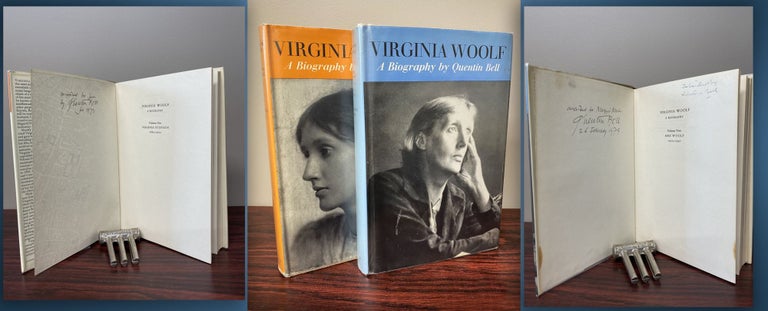 Item #33329 VIRGINIA WOOLF. A BIOGRAPHY. VOL. 1 VIRGINIA STEPHEN 1882 TO -1912 VOL. 2 MRS. WOOLF 1912 TO 1941. Virginia Woolf, Quentin Bell.