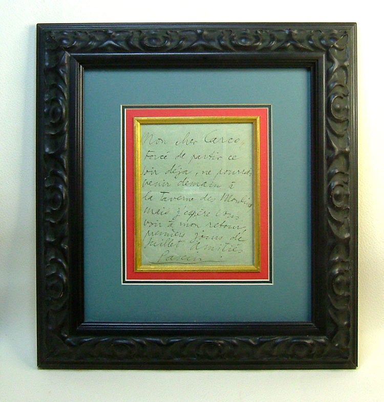 Item #33330 Original Autograph Letter to Francis Carco. Jules Pascin