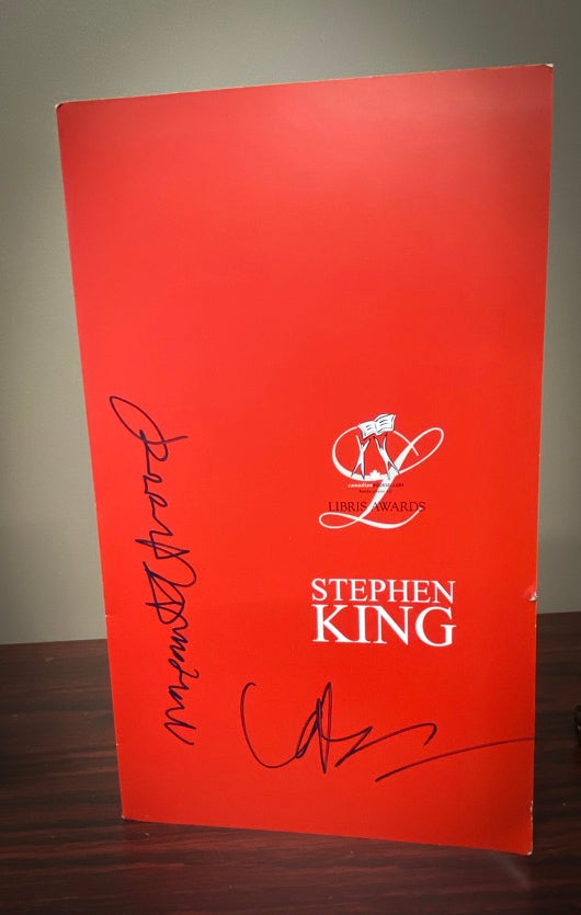 Item #33346 PROGRAMME FOR THE 2007 Canadian Booksellers Association Libris Award. Signed by...