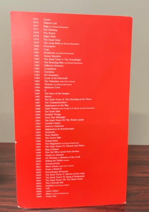 PROGRAMME FOR THE 2007 Canadian Booksellers Association Libris Award. Signed by Margaret Atwood and Clive Barker