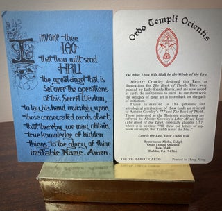 THOTH TAROT CARDS (Box A)